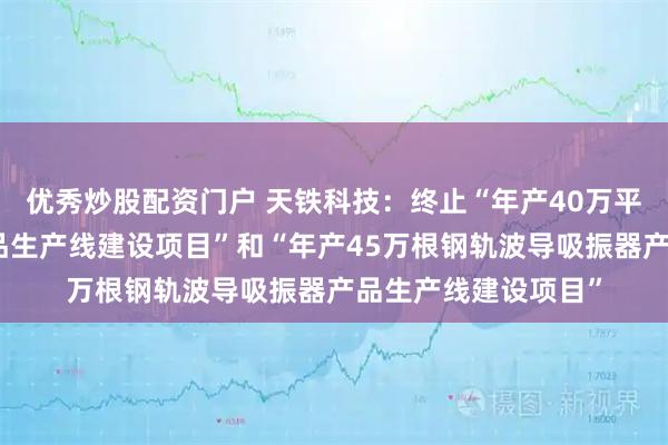 优秀炒股配资门户 天铁科技:终止“年产40万平方米橡胶减振垫产品生产线建设项目”和“年产45万根钢轨波导吸振器产品生产线建设项目”