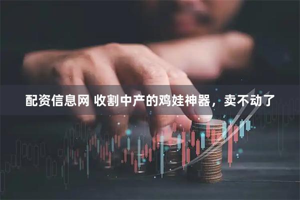 配资信息网 收割中产的鸡娃神器，卖不动了